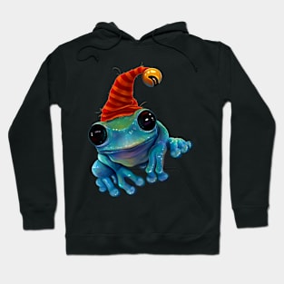 Frog in a cap Hoodie